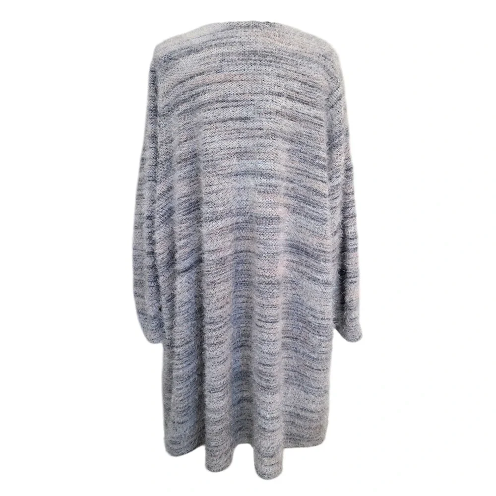 Lane Bryant Pastel‎ Marled Eyelash Open Cardigan Duster Women's Plus Size 26/28